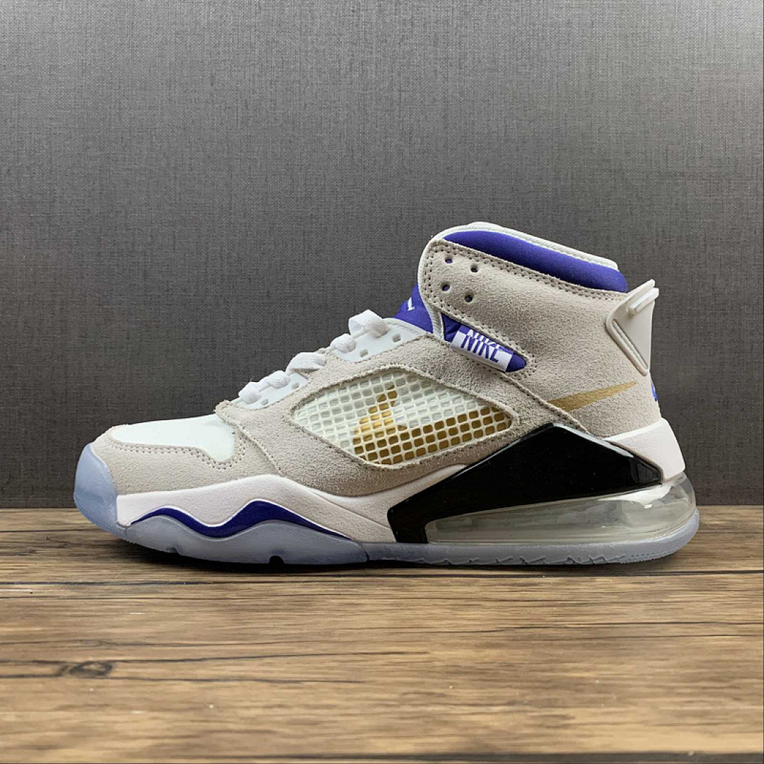 Jordan [CV3046-100]-[AIR JORDAN MARS 270 SUMMIT WHITE/METALLIC GOLD/PURPLE]-[MAN:40-46], photo 1
