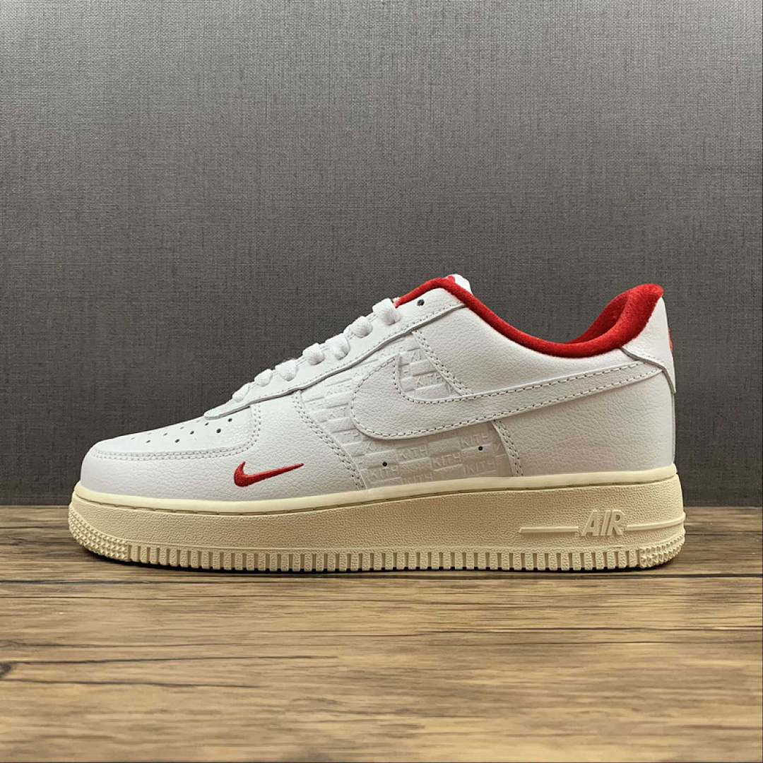 Nike Nike KITH X AIR FORCE 1 LOW TOKYO WHITE/WHITE/UNIVERSITY RED · CZ7926-100, photo 1