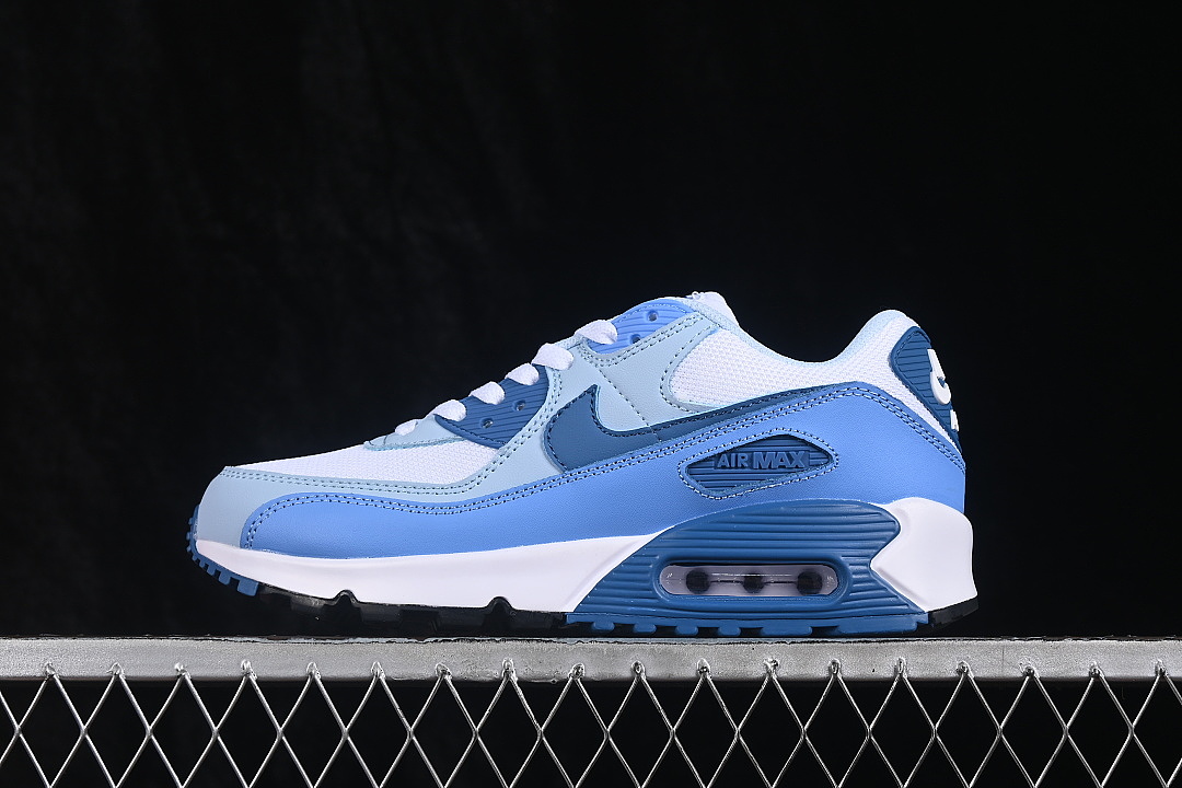 Unbranded [IM4613-400]-[AIR MAX 90 AIR CUSHIONED RUNNING SHOES BLUE/DARK BLUE]-[WOMAN:36-39]-[MAN:40-46], photo 1