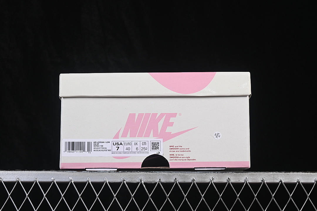 Jordan [IQ7604-100]-[JORDAN 1 RETRO LOW OG SP MUSLIN/SHY PINK/SAIL]-[WOMAN:36-39]-[MAN:40-48.5] - Image 12
