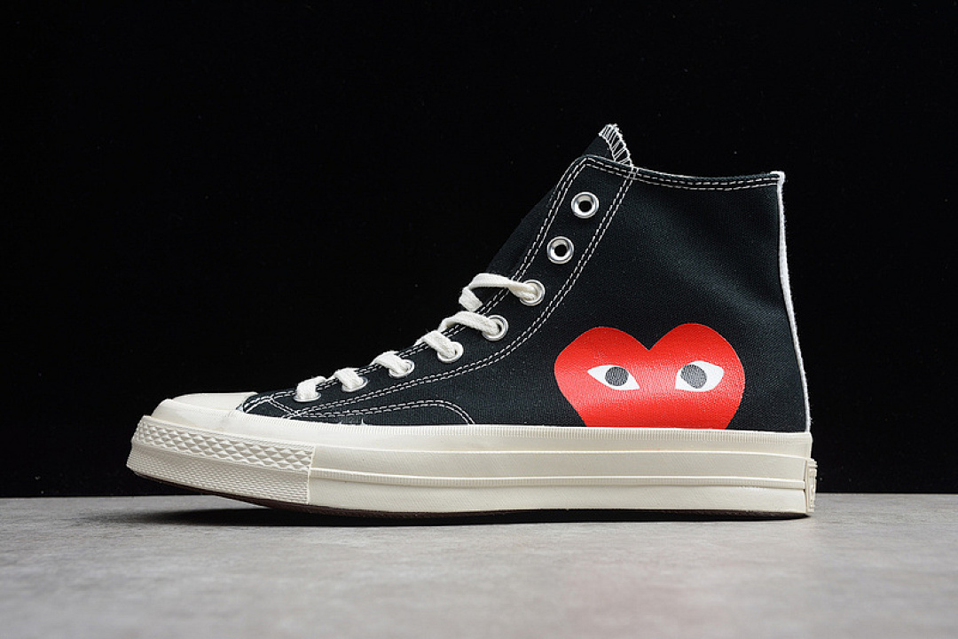 Comme des Garcons ALL-STAR 70S HI Comme des Garcons PLAY · 150204C, photo 1