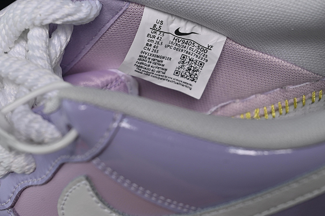 Nike [HV9405-500]-[AIR FORCE 1 07 LOW WHITE/PURPLE]-[WOMAN:36-39]-[MAN:40-45] - Image 6