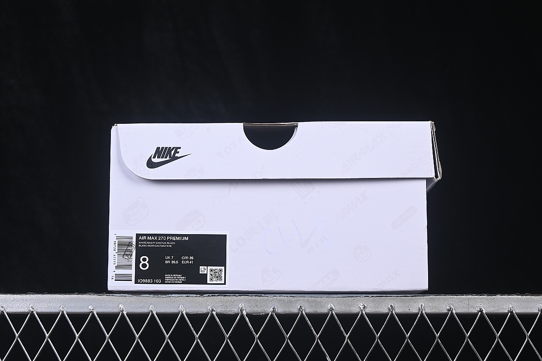 Unbranded [IO9883-103]-[AIR MAX 270 PREMIUM AIR CUSHION SHOES WHITE/BLUE]-[WOMAN:35.5-39]-[MAN:40-48.5] - Image 11