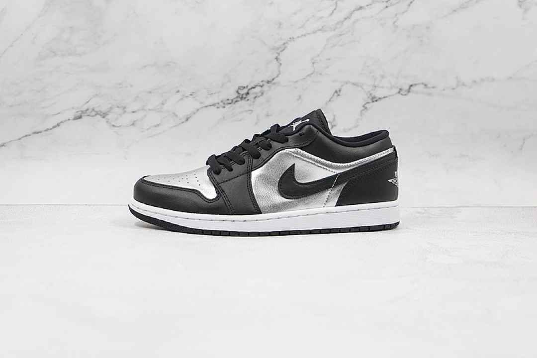 Jordan [DA5551 001]-[AIR JORDAN 1 LOW SE SILVER TOE BLACK/METALLIC SILVER/WHITE]-[UNISEX:35.5-44.5], photo 1