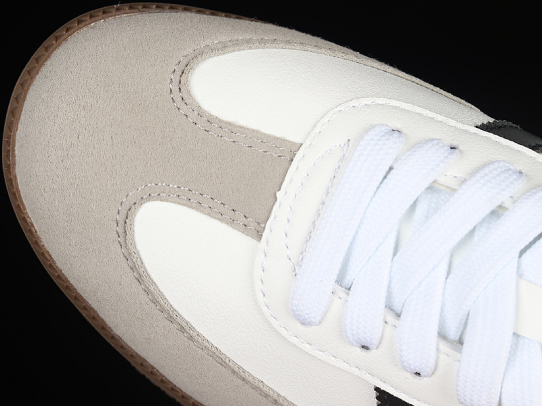 Adidas [FW2427]-[SAMBA VEGAN SHOES CLOUD WHITE/CORE BLACK/GUM]-[WOMAN:36-39]-[MAN:40-45] - Image 9