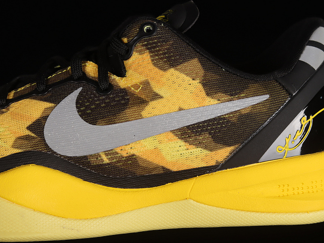 Nike [555286-077]-[KOBE 8 SYSTEM BLACK/ELECTRIC YELLOW-GREY]-[MAN:39-46] - Image 7