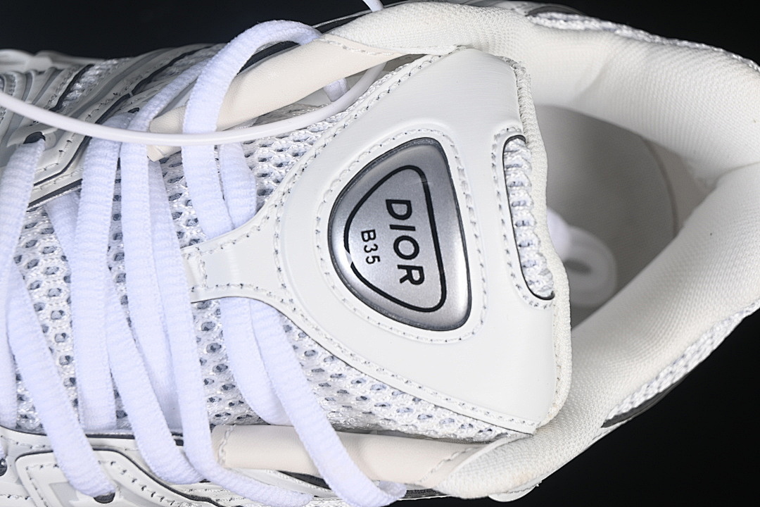 Dior [LOW-TOP CASUAL SPORTS SHOES WHITE/WHITE/WHITE]-[WOMAN:36-39]-[MAN:40-46] - Image 8