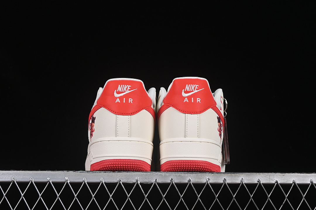 Nike [XZ6188-199]-[AIR FORCE 1 07 LOW RED/WHITE]-[WOMAN:36-39]-[MAN:40-45] - Image 14