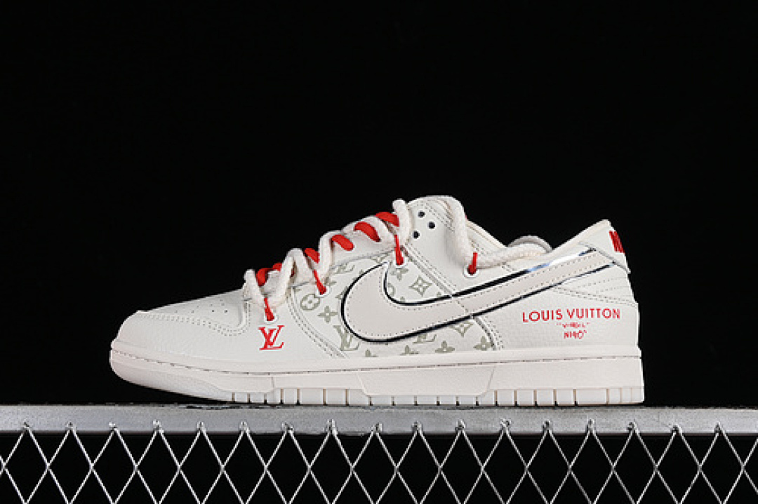Off-White [SJ2068-242]-[SB DUNK LOW L*V OFF WHITE/RED/SILVER]-[WOMAN:36-39]-[MAN:40-45], photo 1