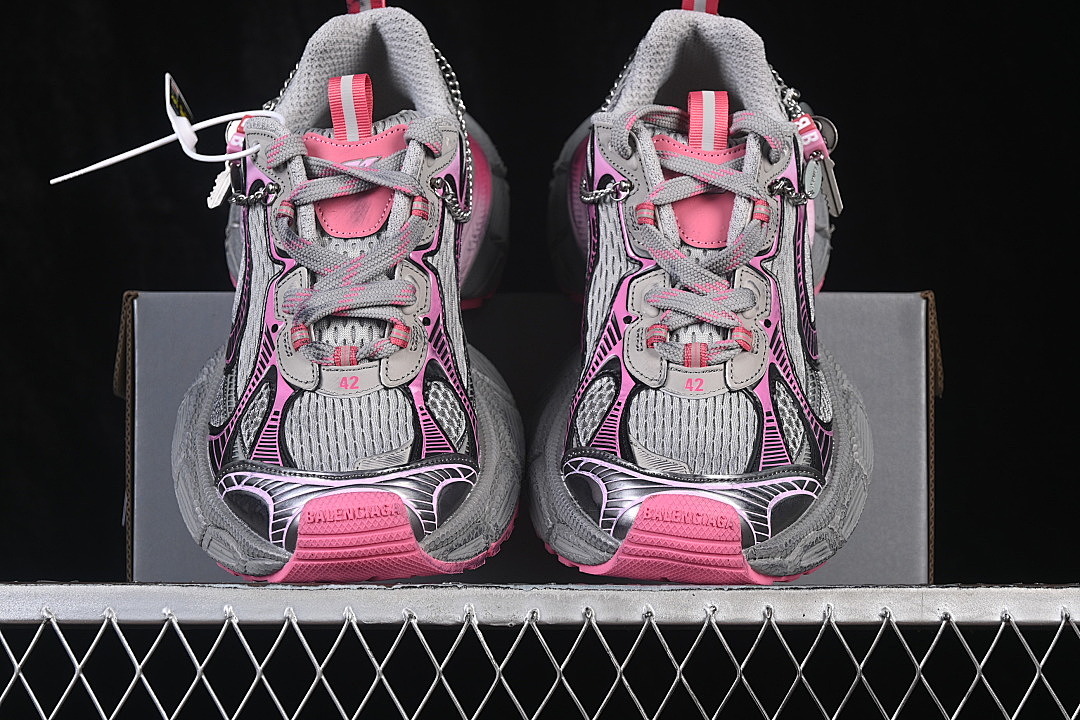 Balenciaga [W3XCS1550]-[FASHIONABLE RUNNING SHOES GREY/PURPLE/PINK]-[WOMAN:35-39]-[MAN:40-46] - Image 14