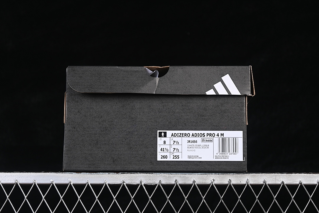 Adidas [JR1656]-[ADIZERO ADIOS PRO 4 CORE WHITE/COLLEGIATE PURPLE/LIME BURST]-[WOMAN:39]-[MAN:40-46] - Image 12