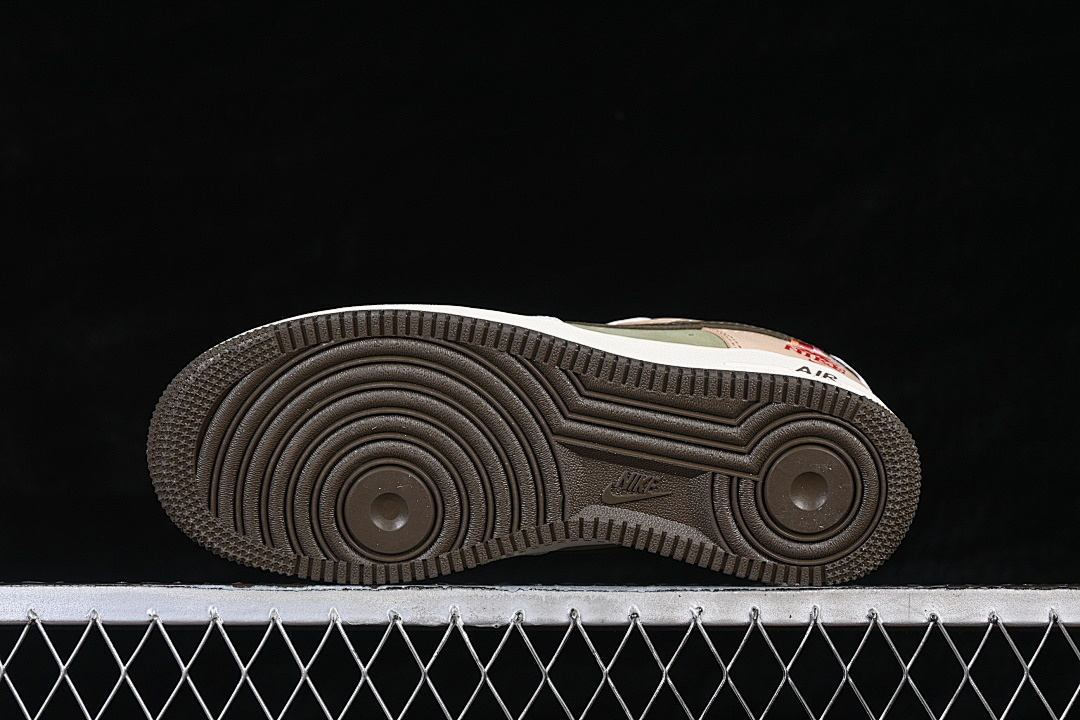 Nike [DF0188-135]-[AIR FORCE 1 07 LOW CASUAL SNEAKERS WHITE/BROWN/GREEN]-[WOMAN:36-39]-[MAN:40-45] - Image 15