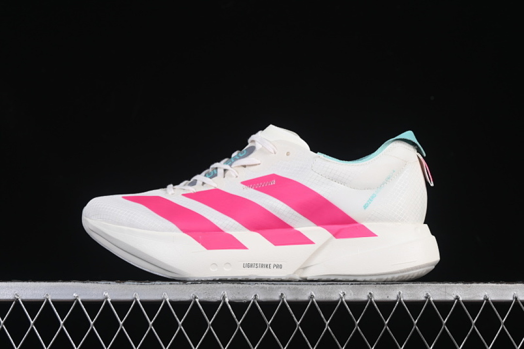 Adidas Adidas ADIOS 4 M LIGHTWEIGHT RUNNING SHOES PINK/WHITE · KJ3873, photo 1