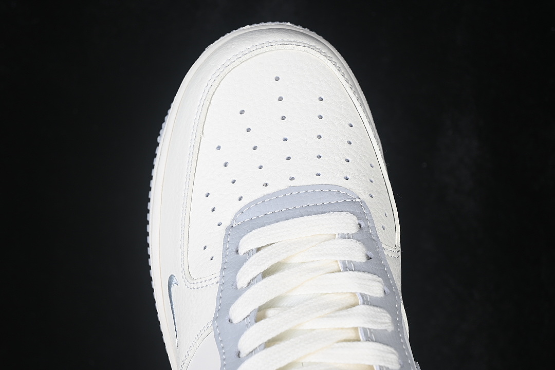 Nike [DN9688-129]-[AIR FORCE 1 07 LOW CASUAL SNEAKERS LIGHT GRAY/WHITE]-[WOMAN:36-39]-[MAN:40-45] - Image 9