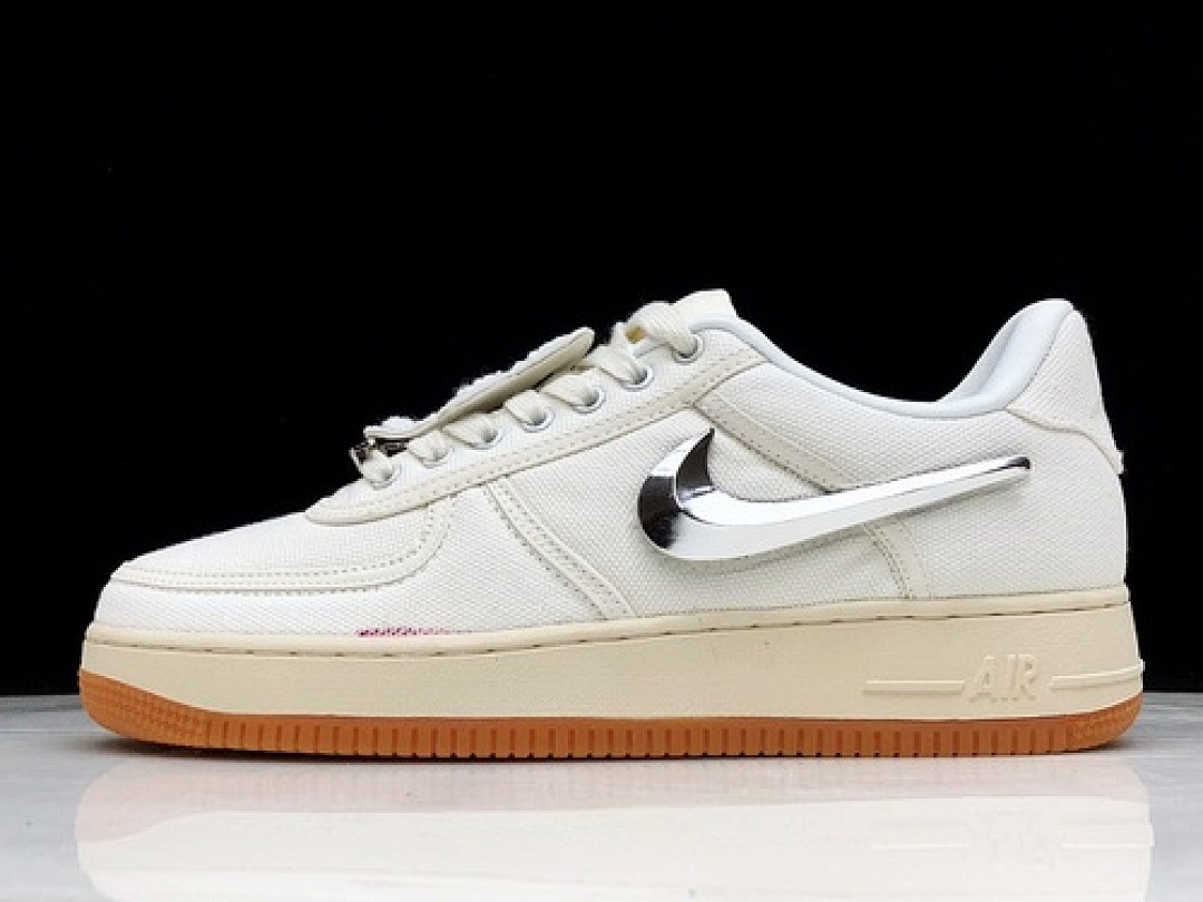 Nike Nike [AQ4211-101]-[H12 AIR FORCE 1 LOW X TRAVI SCOTT WHITE/WHITE/SILVER]-[MAN:40-46], photo 1