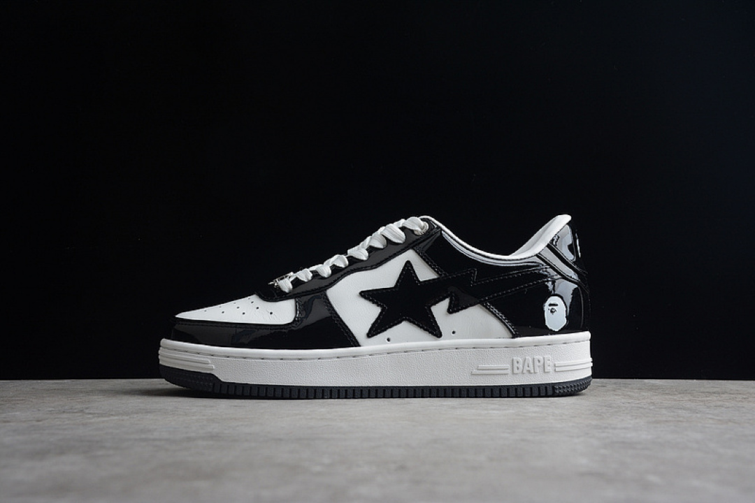 Bape Bape [ STA LOW BLACK/BLACK/WHITE]-[WOMAN:36-39]-[MAN:40-47.5], photo 1