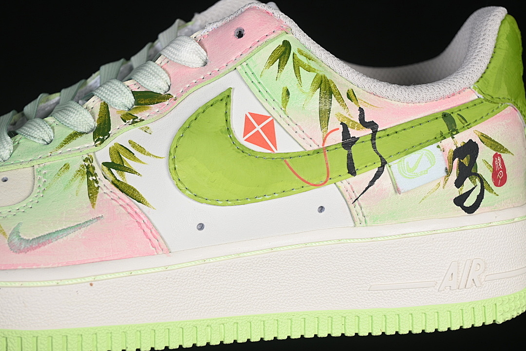 Nike [FB1839-515]-[AIR FORCE 1 07 LOW WHITE/GREEN/PINK]-[WOMAN:36-39]-[MAN:40-45] - Image 8