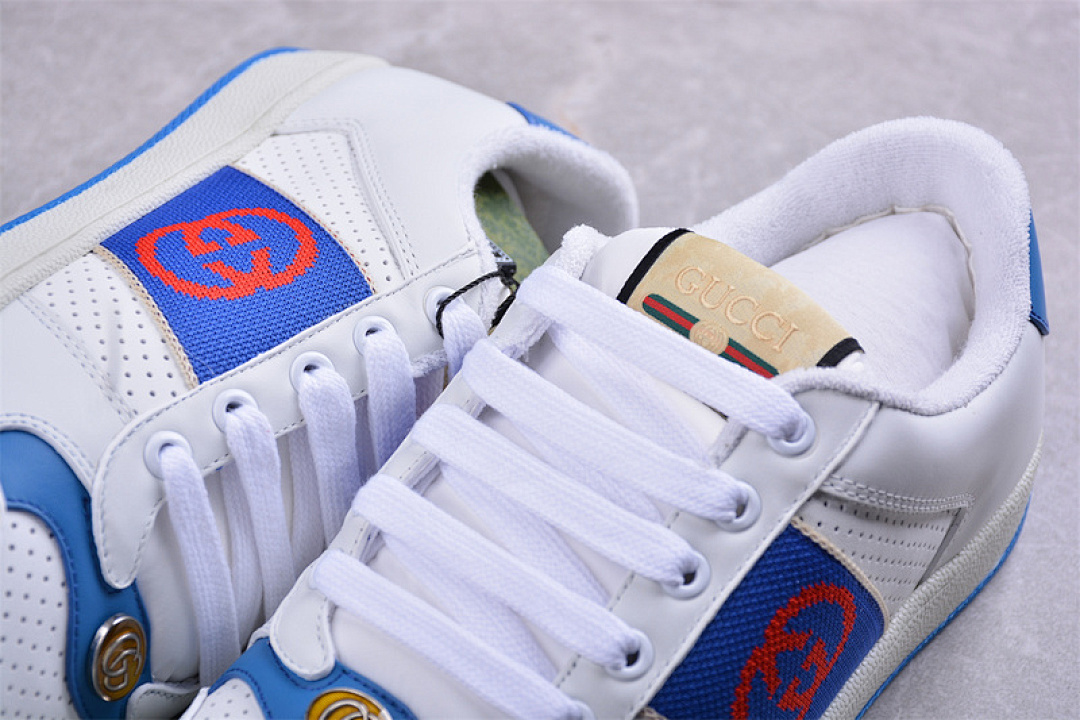 Gucci [GU*CCI SCREENER GG WHITE/BLUE/RED]-[MAN:39-45] - Image 7