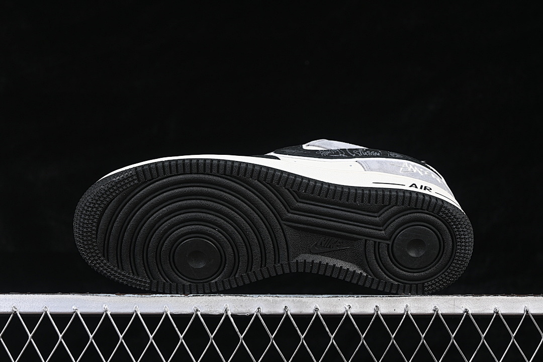 Nike [SS1979-013]-[AIR FORCE 1 07 LOW WHITE/BLACK/GREY]-[WOMAN:36-39]-[MAN:40-45] - Image 15