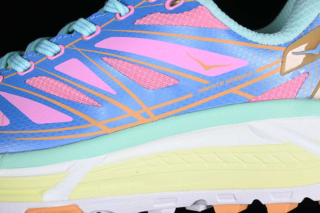 Hoka [1126851 CAAB]-[HOKA MAFATE SPEED 2 BLUE/PINK/YELLOW/GREEN]-[WOMAN:36-39]-[MAN:40-46] - Image 8