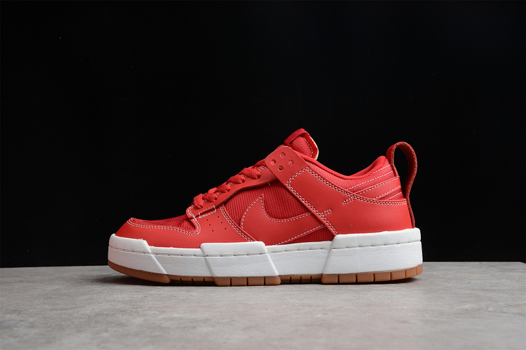 Nike SB DUNK LOW DISRUPT SUMMIT WHITE/GYM RED · CK6654-600, photo 1