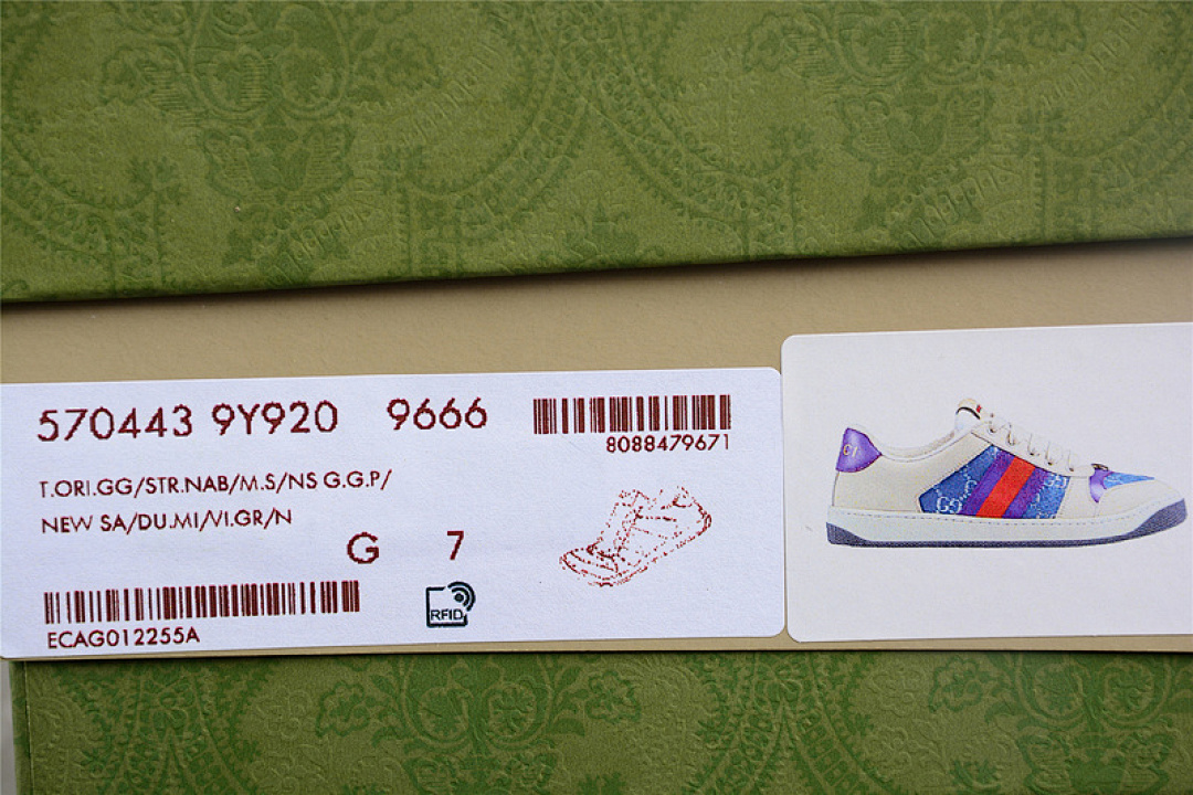 Gucci [GU*CCI DISTRESSED SCREENER SNEAKER BEIGE/PURPLE/RED]-[WOMAN:35-39]-[MAN:40-45] - Image 3