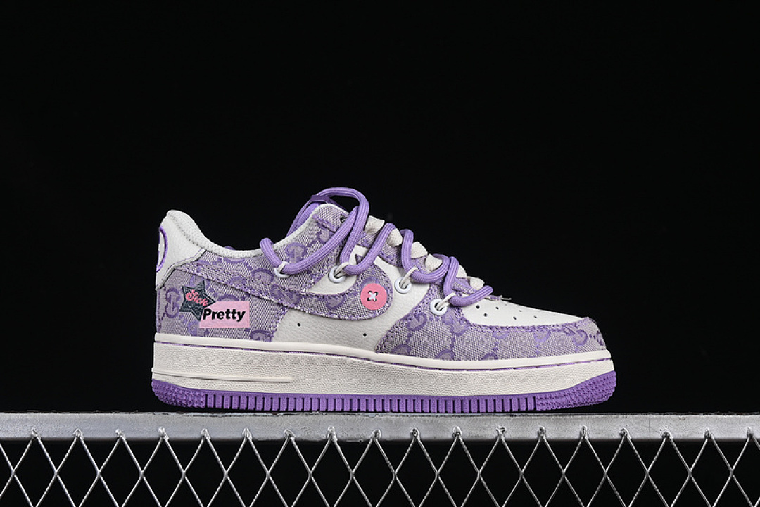 Nike [BD7700-220]-[AIR FORCE 1 07 LOW PURPLE STAR WHITE/PURPLE]-[WOMAN:36-39]-[MAN:40-45] - Image 16