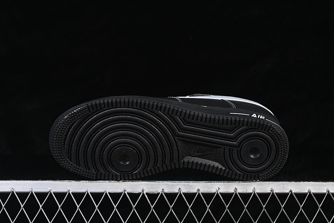 Nike [ZH0316-154]-[AIR FORCE 1 07 LOW BLACK/SILVER/BLACK]-[WOMAN:36-39]-[MAN:40-45] - Image 15