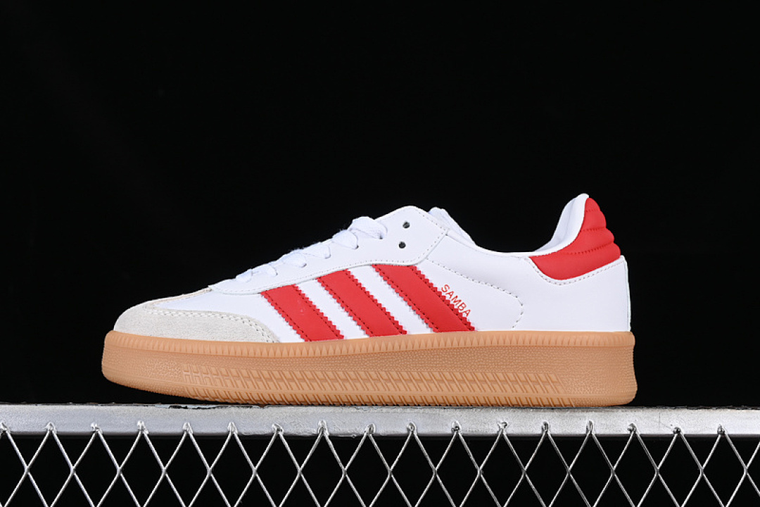 Adidas [IE1376]-[SAMBA XLG WHITE/RED/BROWN]-[WOMAN:36-39]-[MAN:40-45] - Image 2