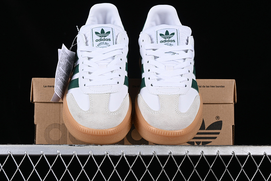 Adidas [IE1373]-[SAMBA XLG WHITE/GREEN/BROWN]-[WOMAN:36-39]-[MAN:40-45] - Image 13