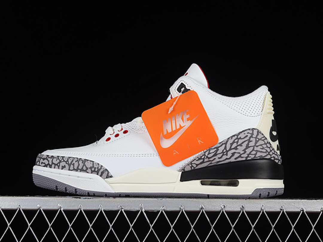 Jordan [DN3707-100]-[AIR JORDAN 3 RETRO SUMMIT WHITE/FIRE RED/BLACK/CEMENT GREY]-[UNISEX:36-47.5], photo 1