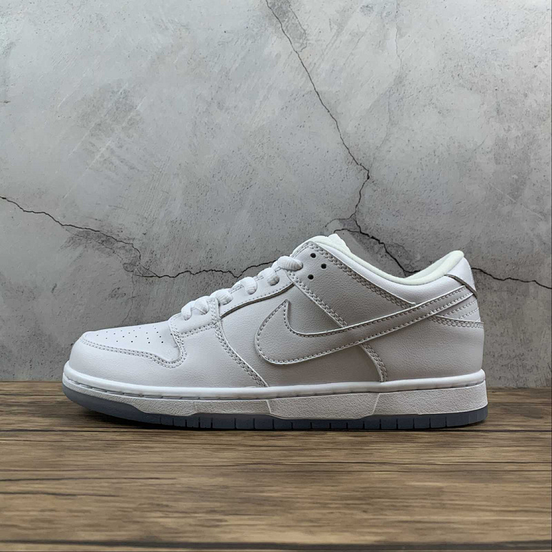Unbranded [304292-100]-[SB DUNK LOW PRO WHITE ICE WHITE/WHITE-LT BASE GREY]-[WOMAN:36-39]-[MAN:40-45], photo 1