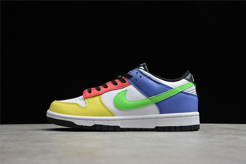 Nike SB DUNK LOW GREEN STRIKE/EMBER GLOW/VINTAGE YELLOW/SAPPHIRE · DD1503-106, photo 1