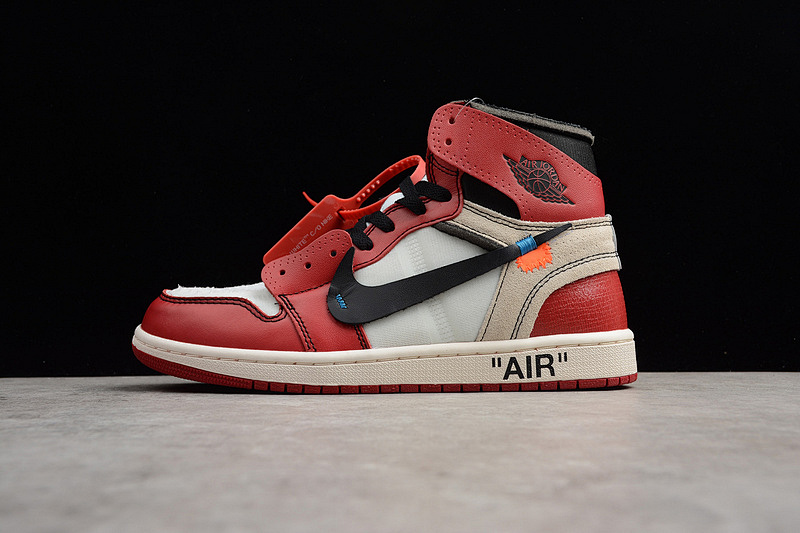 Off-White AIR Jordan 1 HIGH X OW CHICAGO WHITE/BLACK-VARSITY RED · AA3834-101, photo 1