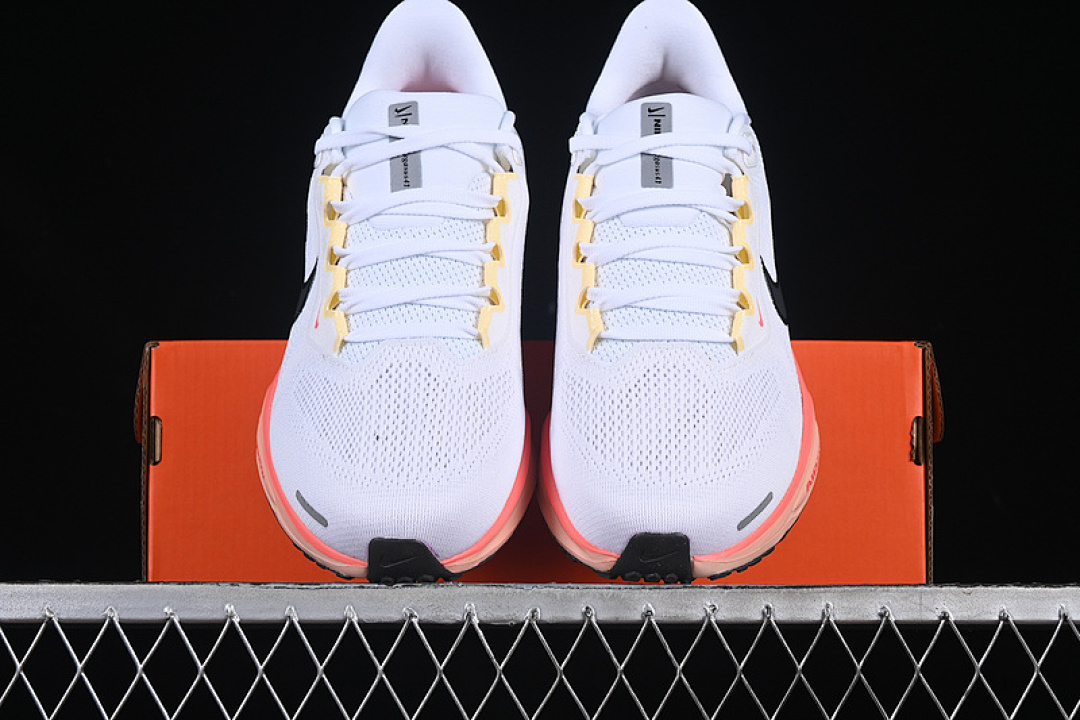 Nike [IB6656-108]-[AIR ZOOM PEGASUS 41 WHITE/BLACK/ORANGE]-[WOMAN:36-39]-[MAN:40-46] - Image 14