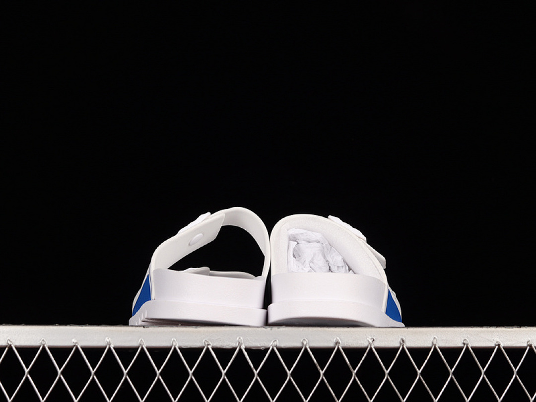 Louis Vuitton [L*V TREND CLASSIC SLIPPERS WHITE/WHITE/BLUE]-[WOMAN:35-39]-[MAN:40-45] - Image 8