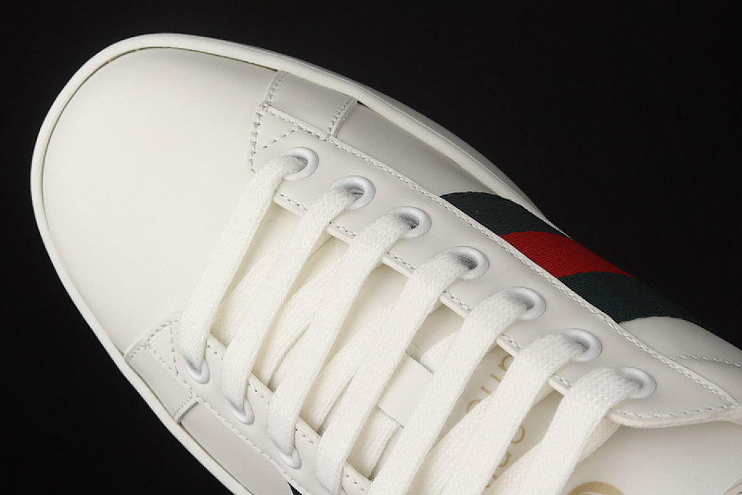 Gucci [1XGM09061]-[GU*CCI ACE EMBROIDERED LOW-TOP SNEAKER WHITE/BLACK/RED]-[MAN SIZE:39-44] - Image 10