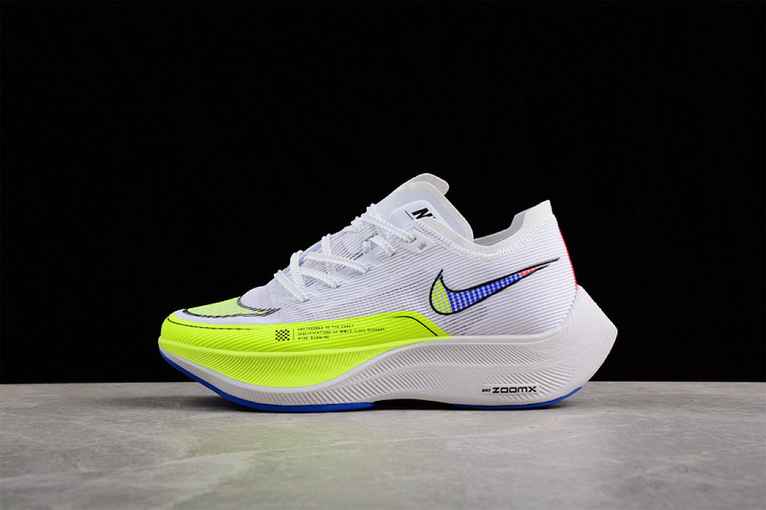 Unbranded [DU4111-103]-[ZOOM X VAPORFLY NEXT% WHITE/BLUE/FLUORESCENT GREEN]-[WOMAN:36-39]-[MAN:40-45], photo 1