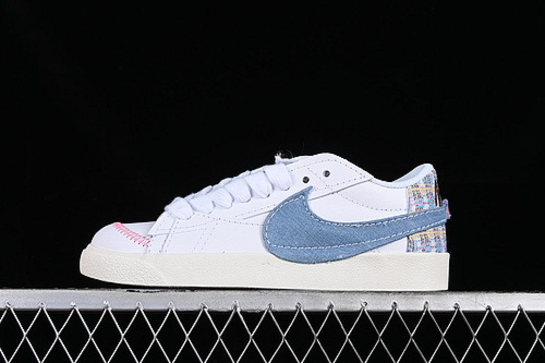 Unbranded [FJ7741-141]-[BLAZER LOW 77 VNTG WHITE/BLUE/BROWN]-[WOMAN:36-39]-[MAN:40-45], photo 1