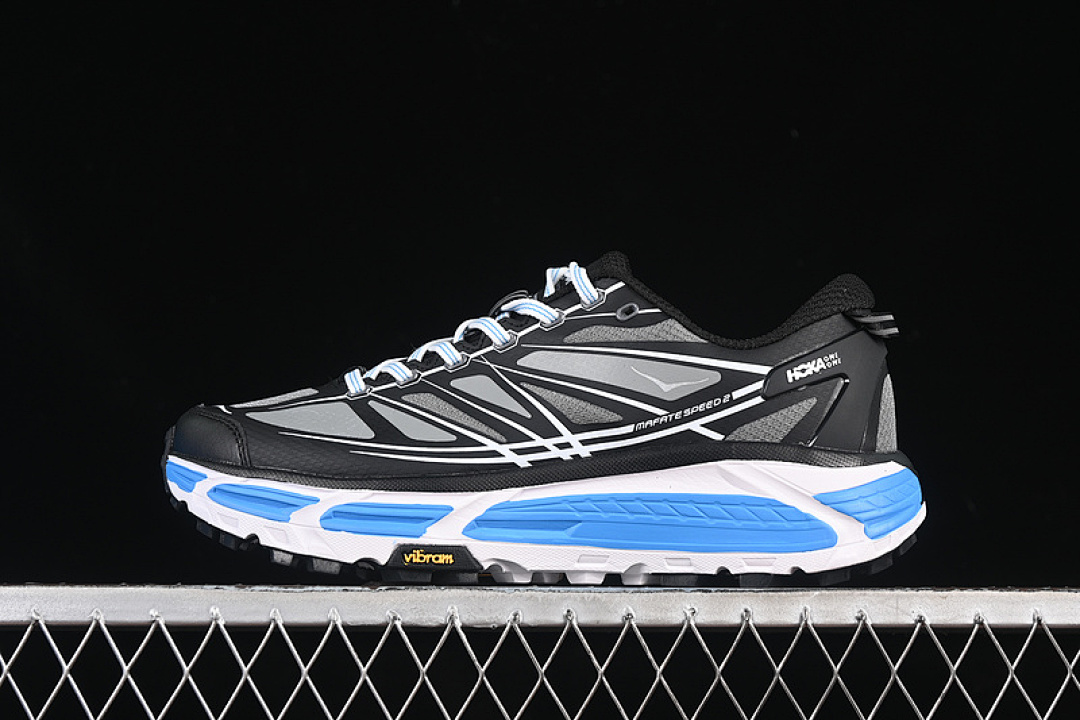 Hoka Hoka [1126851 BWHT]-[ MAFATE SPEED 2 WHITE/GREY/BLACK/BLUE]-[WOMAN:36-39]-[MAN:40-45], photo 1