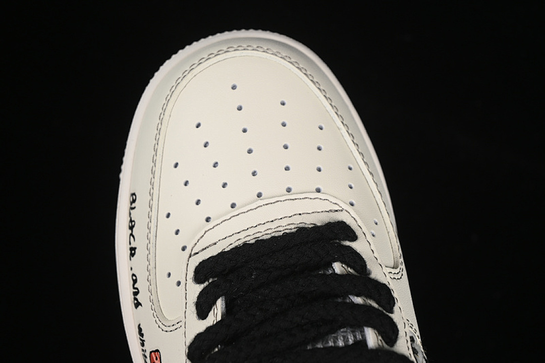 Nike [FJ7740-710]-[AIR FORCE 1 07 LOW LITTLE BLACK CAT WHITE/GREY/BLACK]-[WOMAN:36-39]-[MAN:40-45] - Image 10