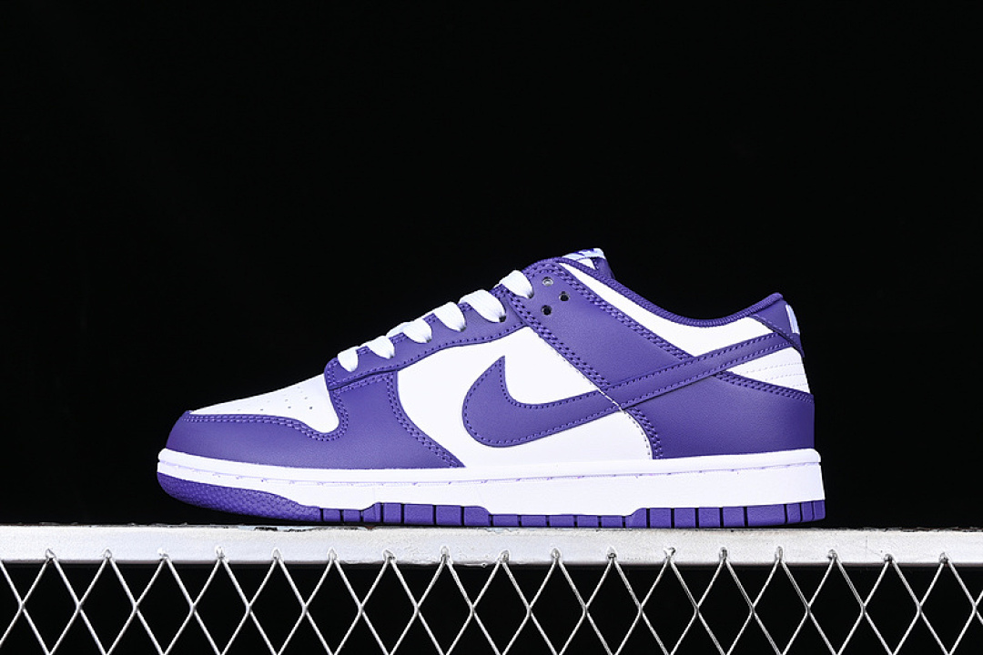 Purple Nike DUNK LOW CHAMPIONSHIP PURPLE WHITE/COURT PURPLE · DD1391-104, photo 1