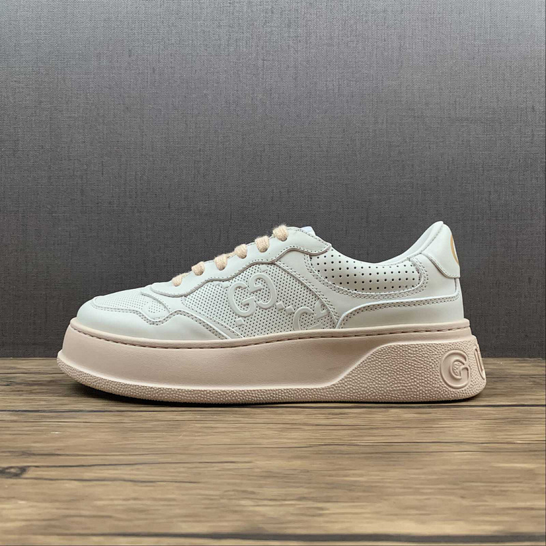 Chanel Chanel [GU*CCI LOW CASUAL SNEAKERS WHITE/WHITE/GOLD]-[MAN:38-44], photo 1