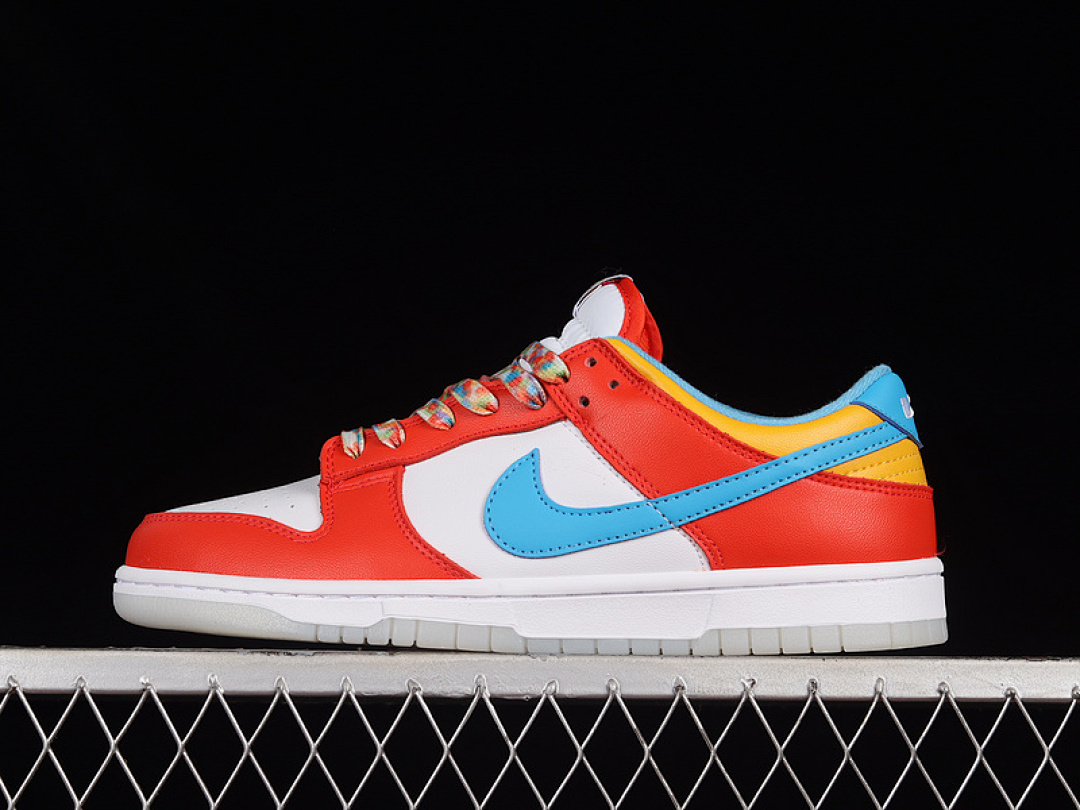 Unbranded [DH8009-600]-[ DUNK LOW QS LEBRON JAMES FRUITY PEBBLES RED/LASER BLUE/WHITE]-[UNISEX:36-45], photo 1