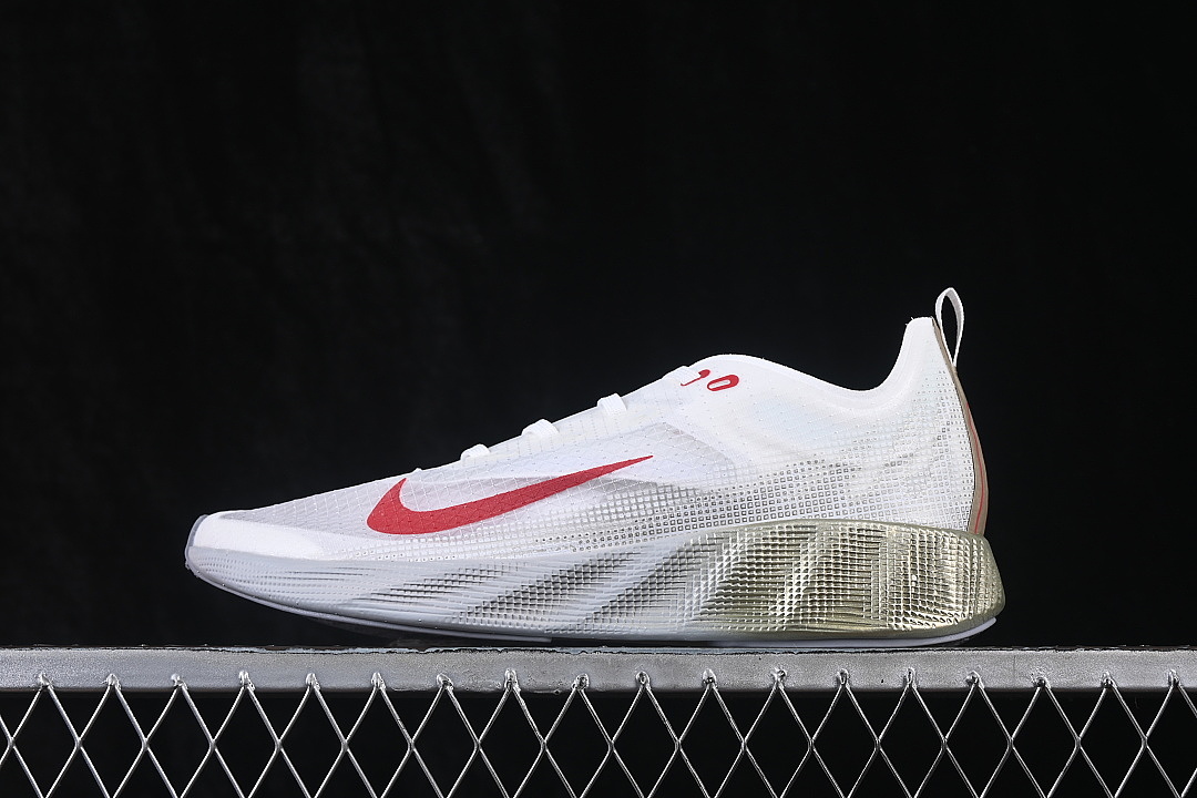 Unbranded [HM9697-103]-[COMFORTABLE AND BREATHABLE RUNNING SHOES WHITE/GREY/RED]-[MAN:40-45], photo 1