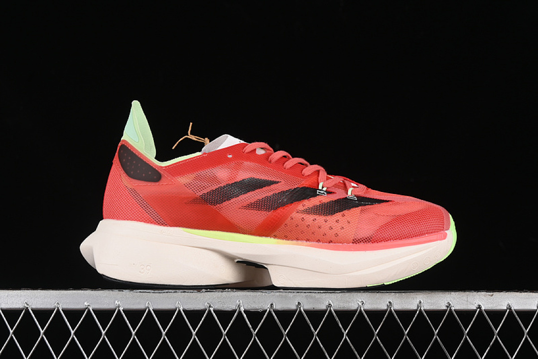Adidas [IG6443]-[ADIZERO ADIOS PRO 3 PRELOVED SCARLET/AURORA METALLIC/SOLAR RED]-[UNISEX:36-45] - Image 2
