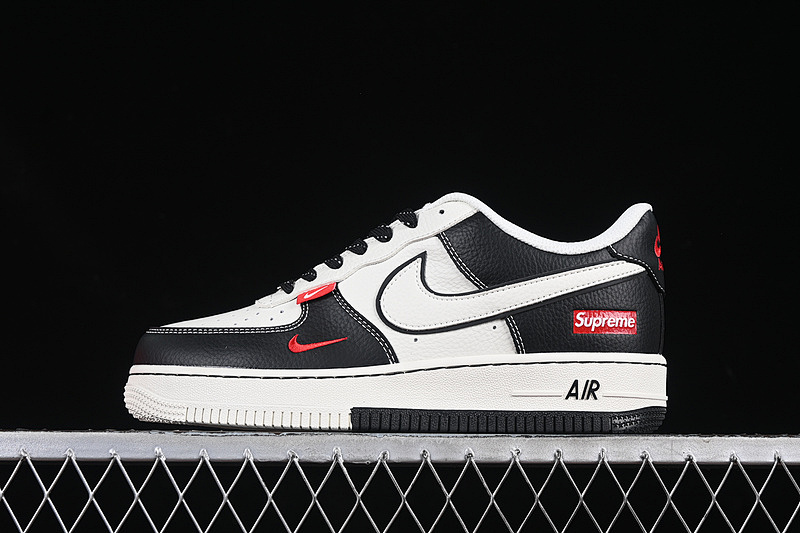 Jordan Jordan AIR FORCE 1 07 LOW SUPREME BLACK/WHITE/RED · CS5288-004, photo 1