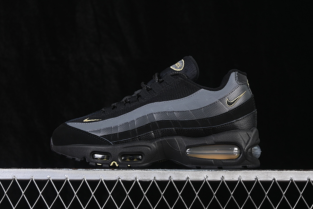 Unbranded [IB7682-002]-[AIR MAX 95 RETRO AIR CUSHIONED SHOES CONCRETE GREY/BLACK]-[MAN:40-46], photo 1