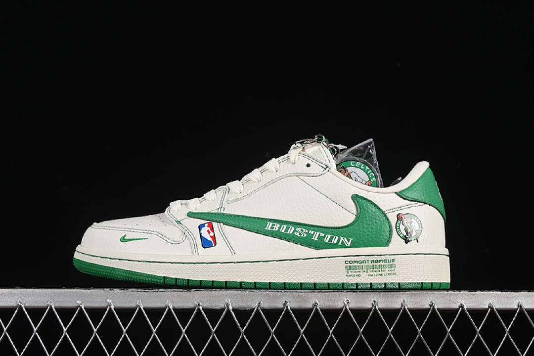 Jordan [SC9207-030]-[TRAVIS SCOTT X FRAGMENT DESIGN AIR JORDAN 1 LOW OG SP WWHITE/GREEN]-[36-45], photo 1