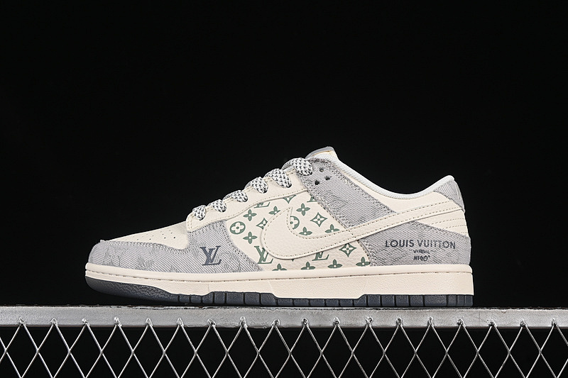 Louis Vuitton Nike SB DUNK LOW LV GREY/BEIGE · XX3168-141, photo 1